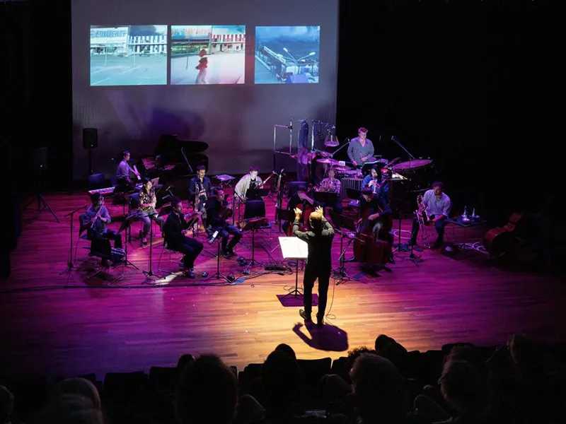 2024 Schattenwellen for Ensemble with Tape and Video